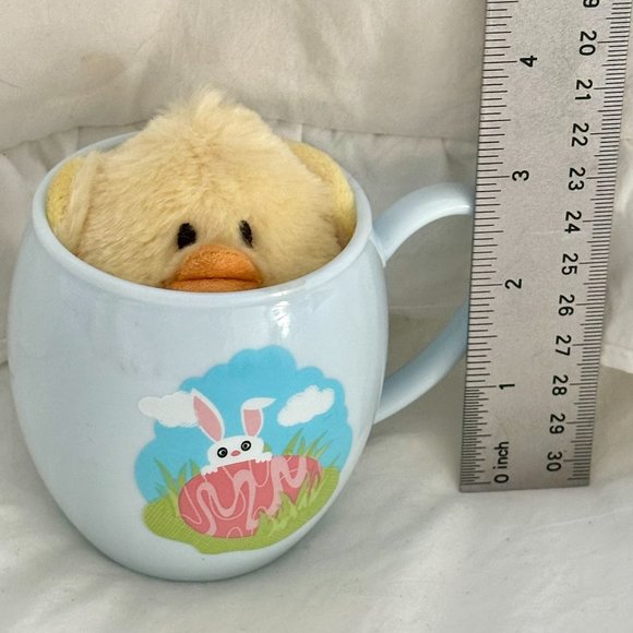2006 Starbucks Yellow Chick in Blue Plastic Mug w/ Bunny & Easter Motif. - Picture 11 of 11